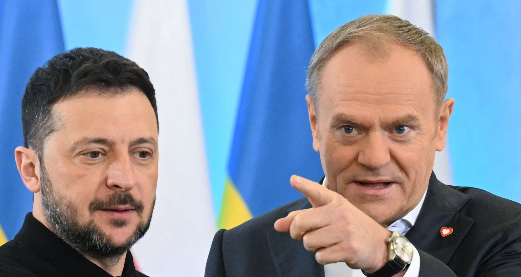 Tusk közölte, hogy őt is kiborítják az ukránok
